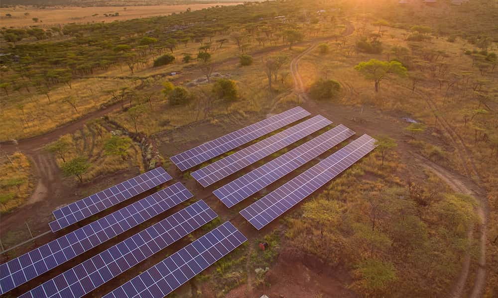 Illustration of solar panel system Installed By Gadgetronix in Remote Areas of Serengeti